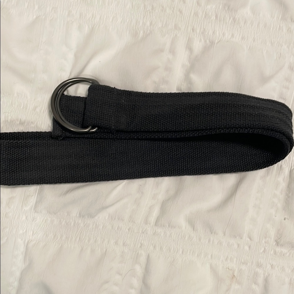 Black Canvas Belt